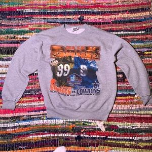 1999 Cleveland vs cowboys hall of fame football sweatshirt